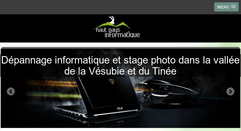 Dépannage informatique et stage photo dans la vallée de la Vésubie et du Tinée Dépannage informatique et stage photo dans la vallée de la Vésubie et du Tinée