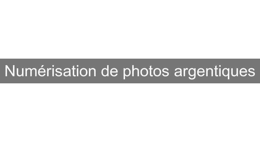 Numérisation de photos argentiques Numérisation de photos argentiques