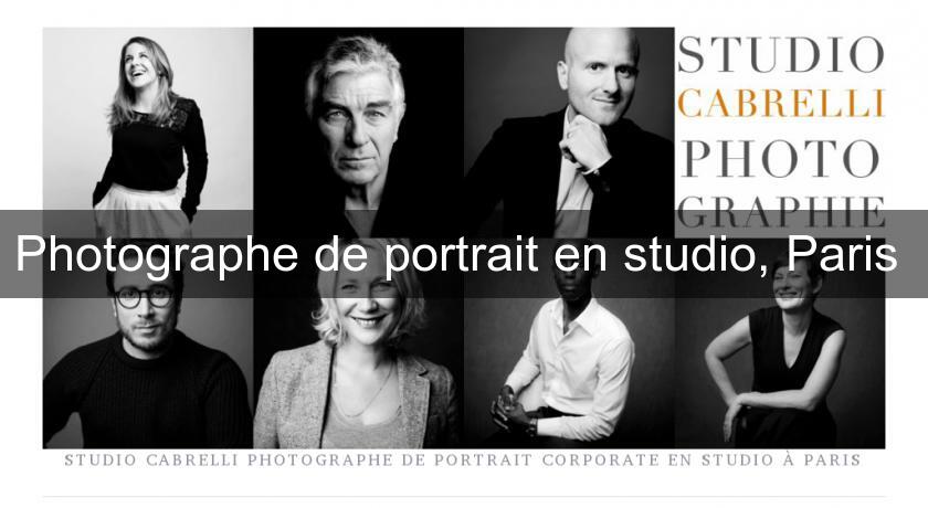 Photographe de portrait en studio, Paris Photographe de portrait en studio, Paris