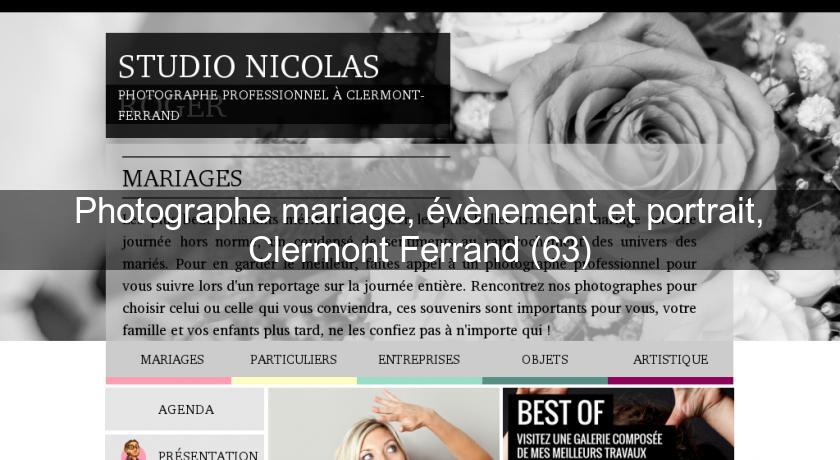 Photographe mariage, évènement et portrait, Clermont Ferrand (63) Photographe mariage, évènement et portrait, Clermont Ferrand (63)