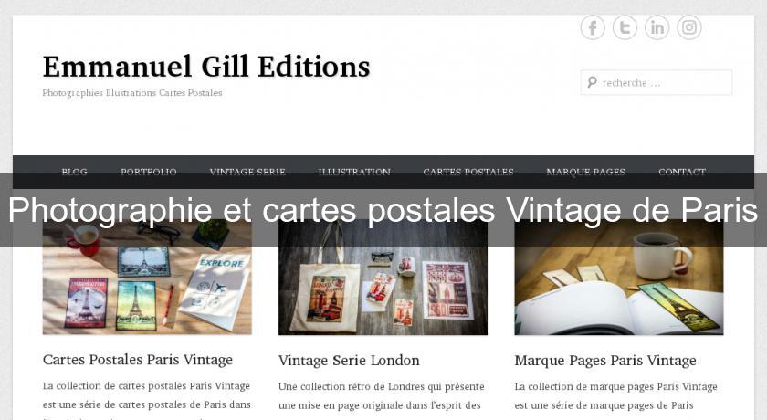 Photographie et cartes postales Vintage de Paris Photographie et cartes postales Vintage de Paris