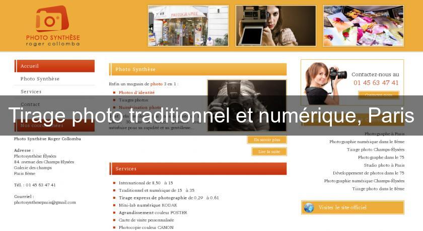 Tirage photo traditionnel et numérique, Paris Tirage photo traditionnel et numérique, Paris