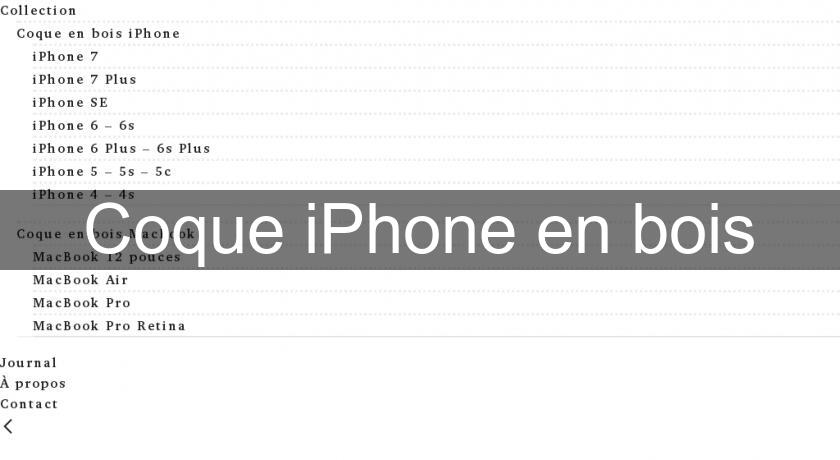 Coque iPhone en bois Coque iPhone en bois