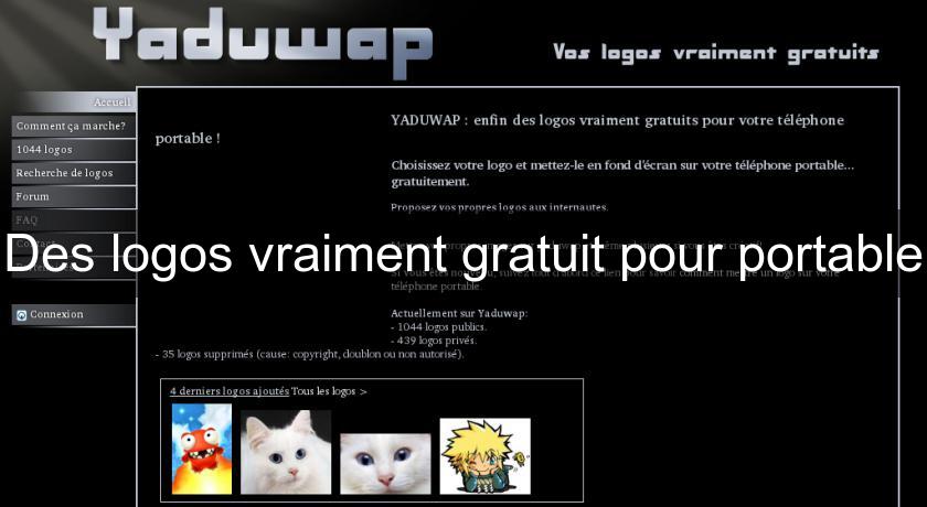 Des logos vraiment gratuit pour portable Des logos vraiment gratuit pour portable