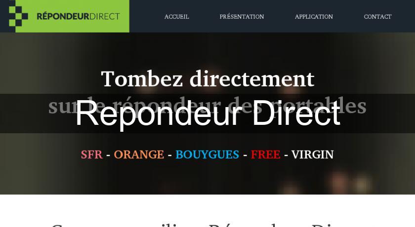 Repondeur Direct Repondeur Direct