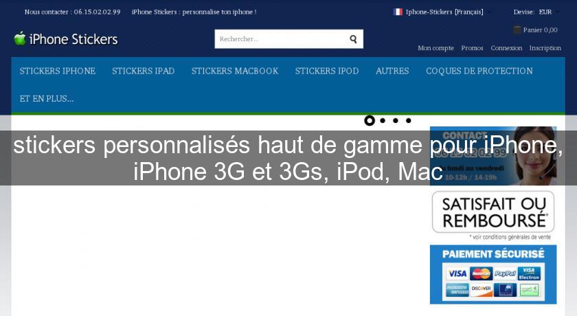stickers personnalisés haut de gamme pour iPhone, iPhone 3G et 3Gs, iPod, Mac stickers personnalisés haut de gamme pour iPhone, iPhone 3G et 3Gs, iPod, Mac