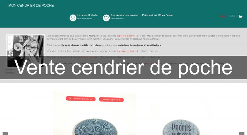 Vente cendrier de poche Vente cendrier de poche