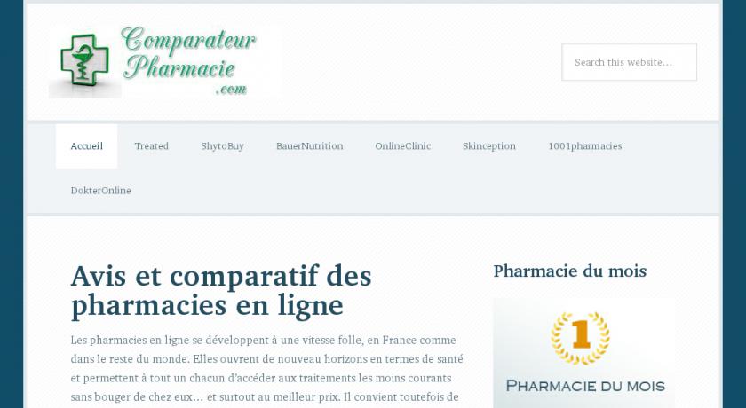 Comparer les pharmacies en ligne Comparer les pharmacies en ligne