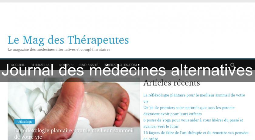 Journal des médecines alternatives Journal des médecines alternatives