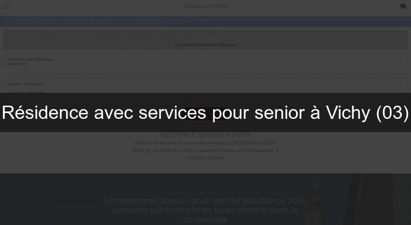 Résidence avec services pour senior à Vichy (03) Résidence avec services pour senior à Vichy (03)