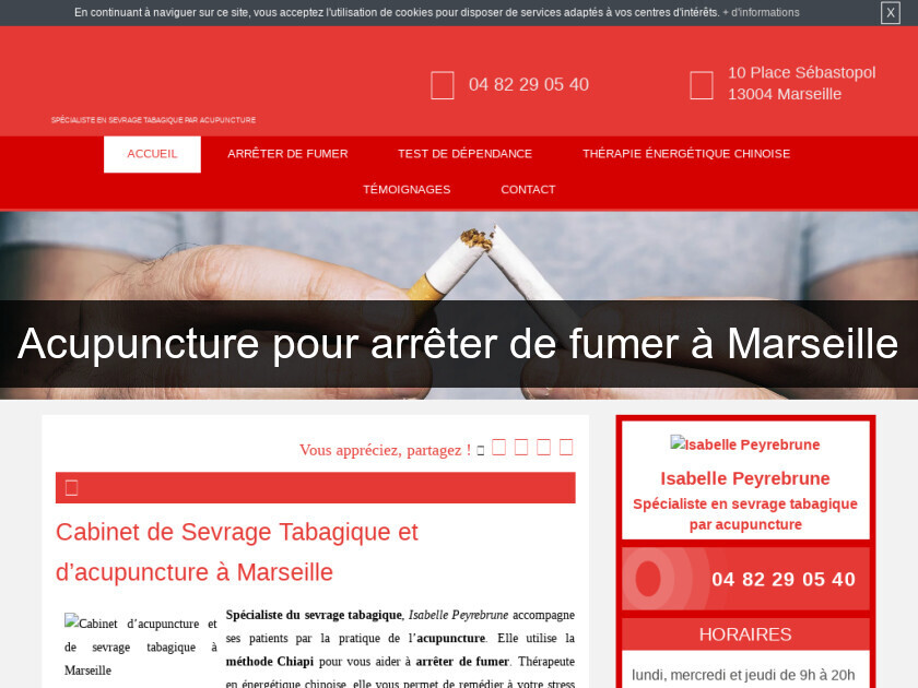 Acupuncture pour arrêter de fumer à Marseille Acupuncture pour arrêter de fumer à Marseille