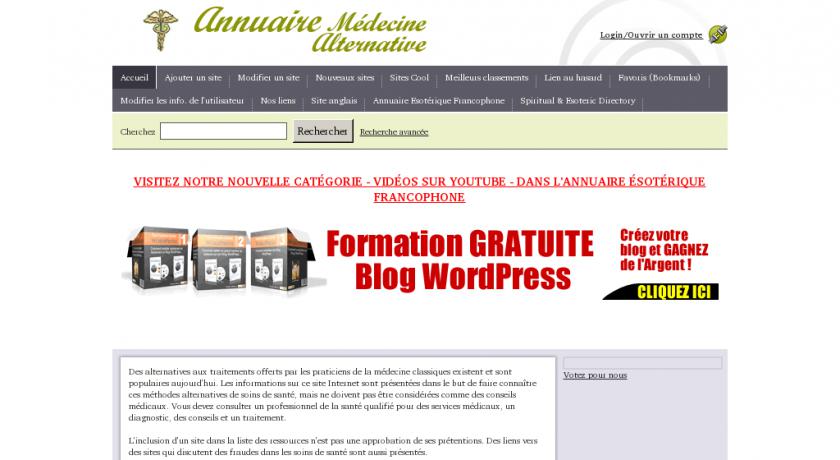 Annuaire Médecine Alternative - Medecine alternative Annuaire Médecine Alternative - Medecine alternative