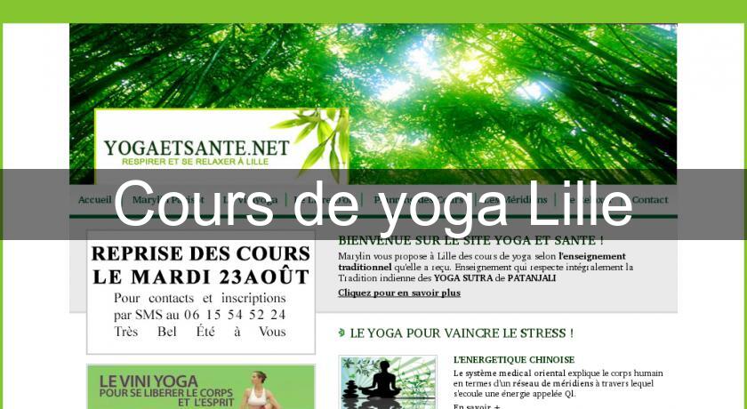 Cours de yoga Lille Cours de yoga Lille