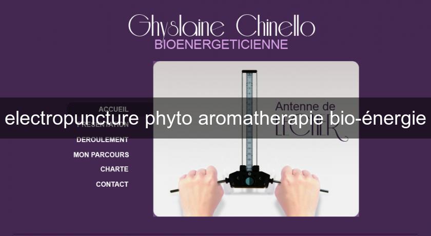 electropuncture phyto aromatherapie bio-énergie electropuncture phyto aromatherapie bio-énergie