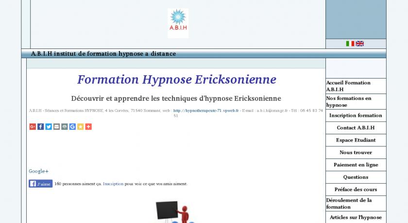 Formation et stage de certification en hypnose Ericksonienne Formation et stage de certification en hypnose Ericksonienne