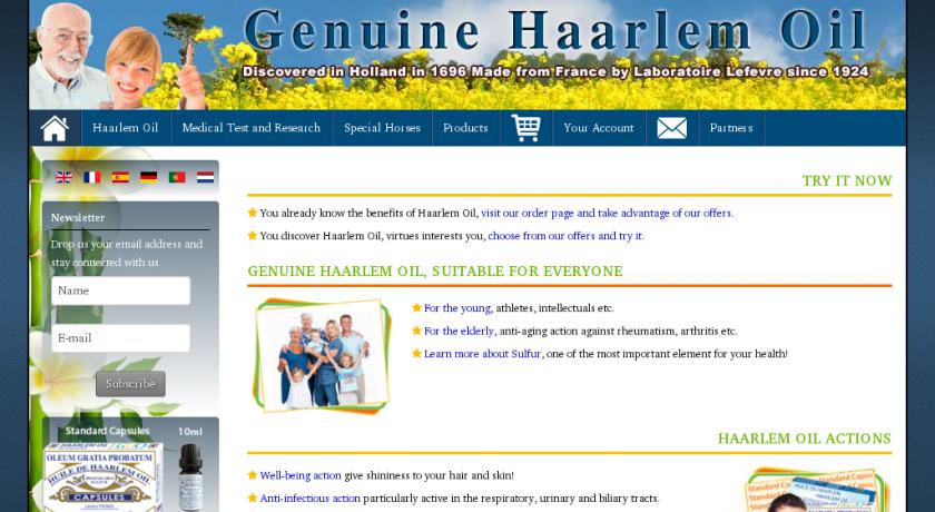 Les bienfaits de l'huile de Haarlem Les bienfaits de l'huile de Haarlem