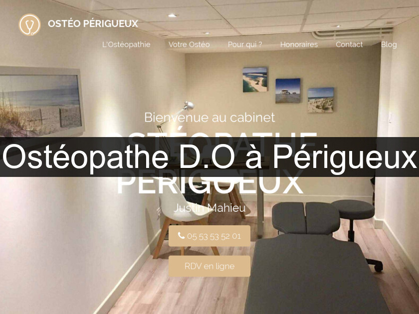 Ostéopathe D.O à Périgueux Ostéopathe D.O à Périgueux