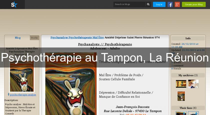 Psychothérapie au Tampon, La Réunion Psychothérapie au Tampon, La Réunion