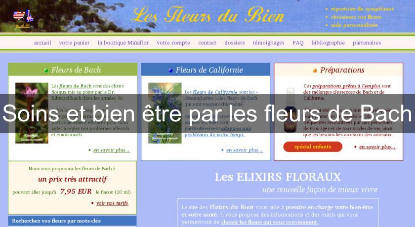 Soins et bien être par les fleurs de Bach Soins et bien être par les fleurs de Bach