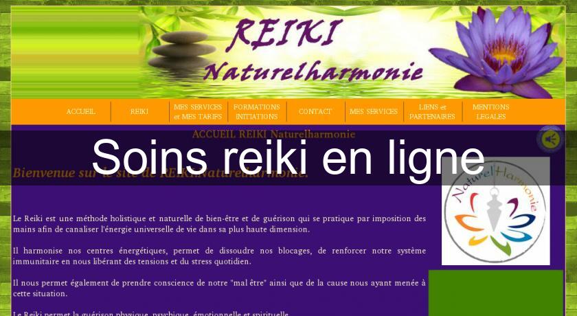 Soins reiki en ligne Soins reiki en ligne