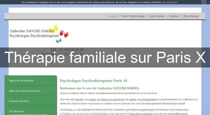 Thérapie familiale sur Paris X Thérapie familiale sur Paris X