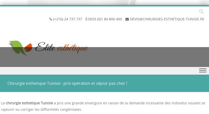 Chirurgie esthétique et bariatrique en Tunisie Chirurgie esthétique et bariatrique en Tunisie