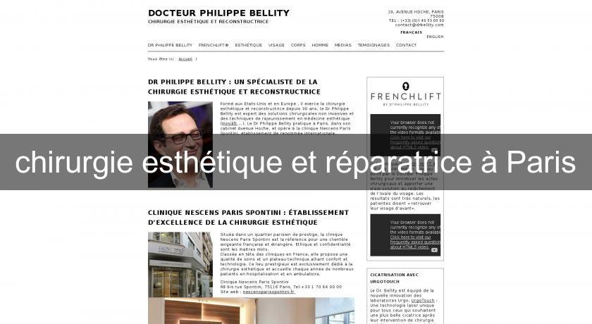 chirurgie esthétique et réparatrice à Paris chirurgie esthétique et réparatrice à Paris