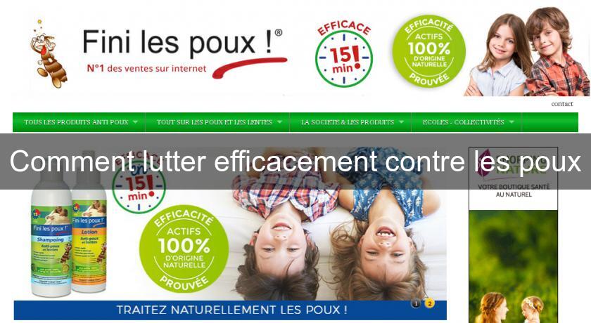 Comment lutter efficacement contre les poux Comment lutter efficacement contre les poux