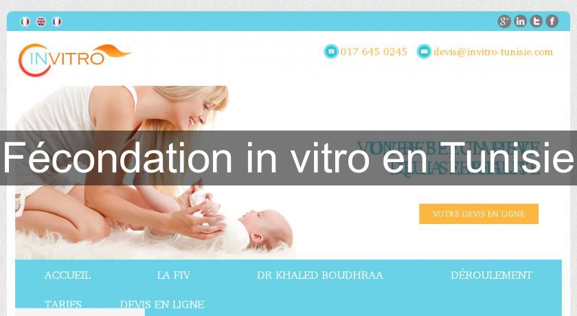 Fécondation in vitro en Tunisie Fécondation in vitro en Tunisie