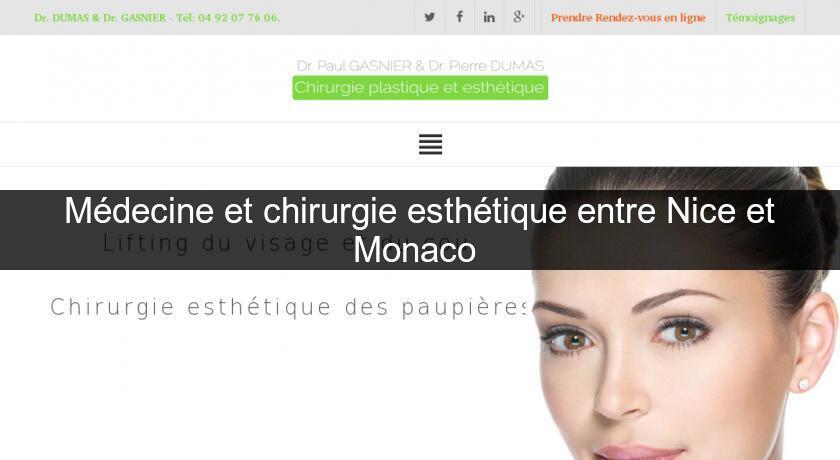 Médecine et chirurgie esthétique entre Nice et Monaco Médecine et chirurgie esthétique entre Nice et Monaco