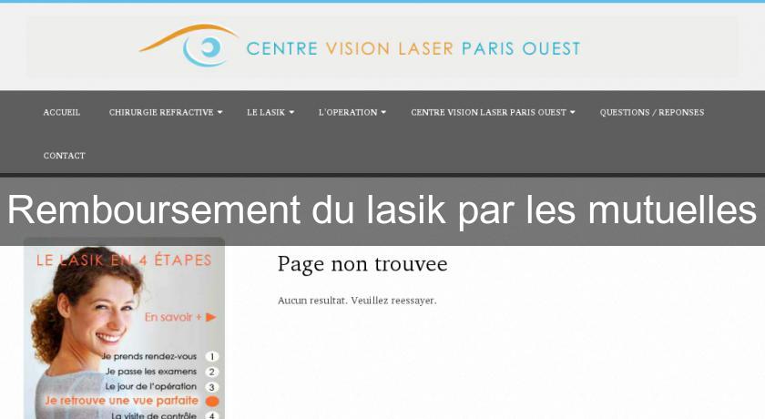 Remboursement du lasik par les mutuelles Remboursement du lasik par les mutuelles