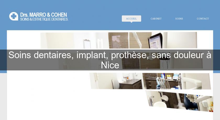 Soins dentaires, implant, prothèse, sans douleur à Nice Soins dentaires, implant, prothèse, sans douleur à Nice
