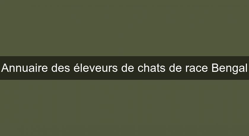 Annuaire des éleveurs de chats de race Bengal Annuaire des éleveurs de chats de race Bengal