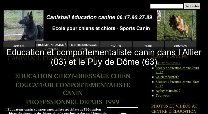 Education et comportementaliste canin dans l'Allier (03) et le Puy de Dôme (63) Education et comportementaliste canin dans l'Allier (03) et le Puy de Dôme (63)
