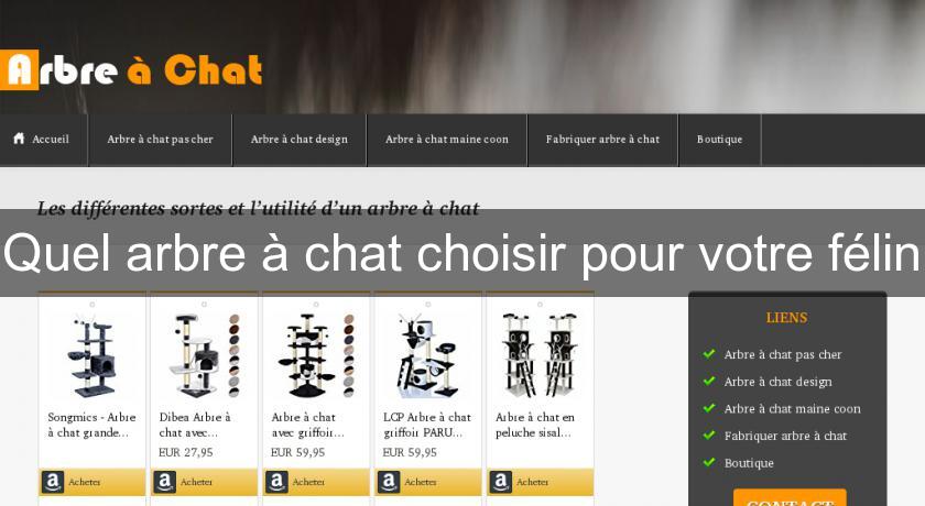 Quel arbre à chat choisir pour votre félin Quel arbre à chat choisir pour votre félin