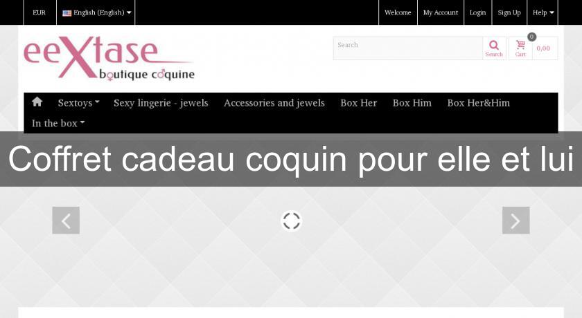 Coffret cadeau coquin pour elle et lui Coffret cadeau coquin pour elle et lui