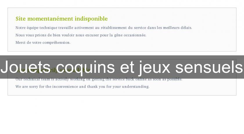 Jouets coquins et jeux sensuels Jouets coquins et jeux sensuels