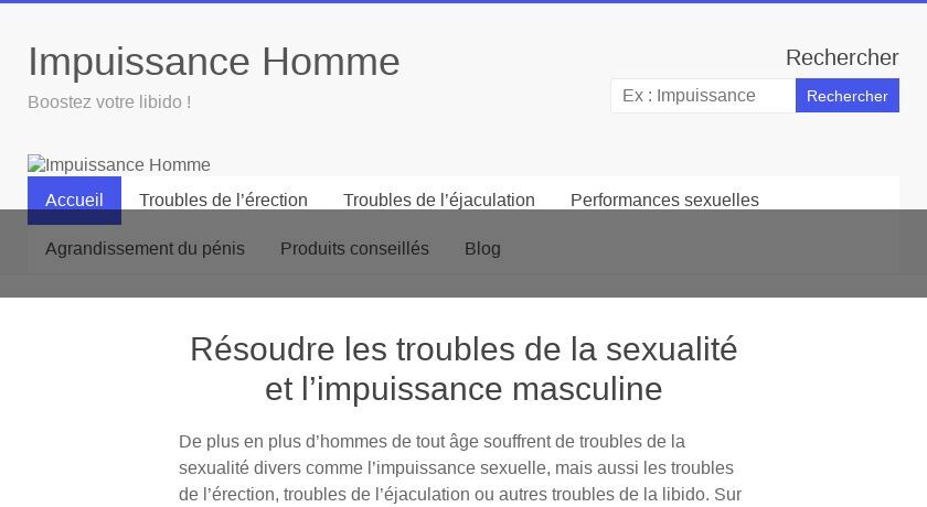 Traitement de l'impuissance Traitement de l'impuissance