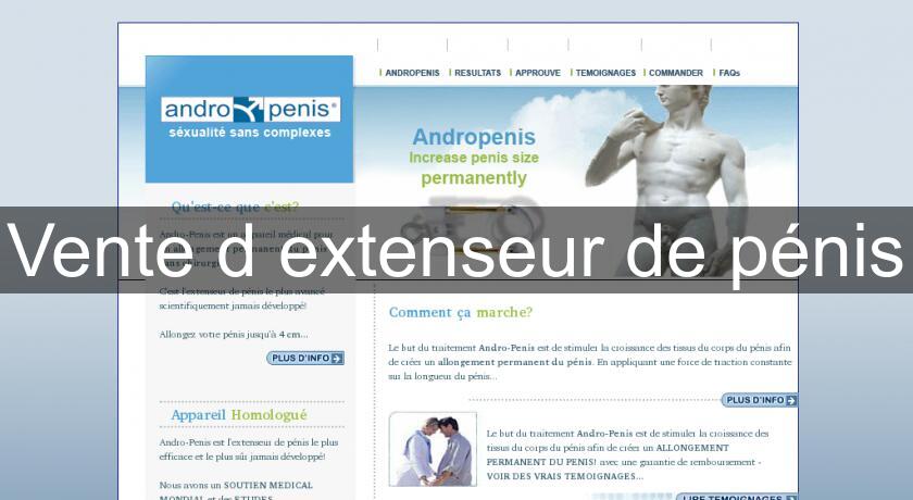 Vente d'extenseur de pénis Vente d'extenseur de pénis