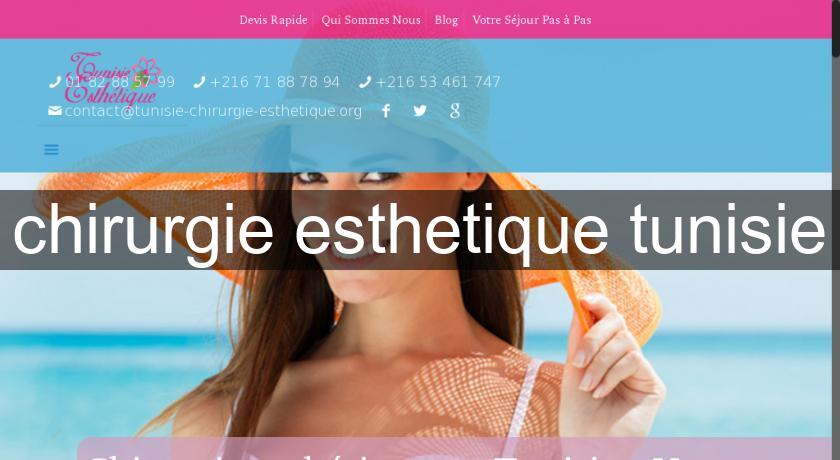 chirurgie esthetique tunisie chirurgie esthetique tunisie