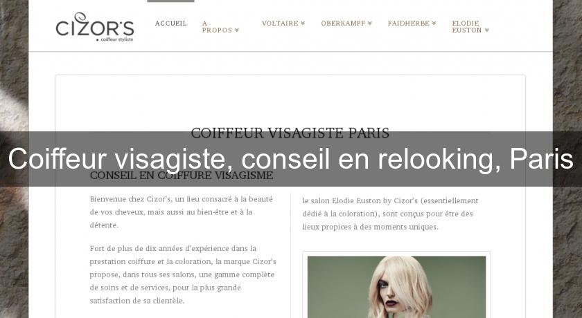 Coiffeur visagiste, conseil en relooking, Paris Coiffeur visagiste, conseil en relooking, Paris