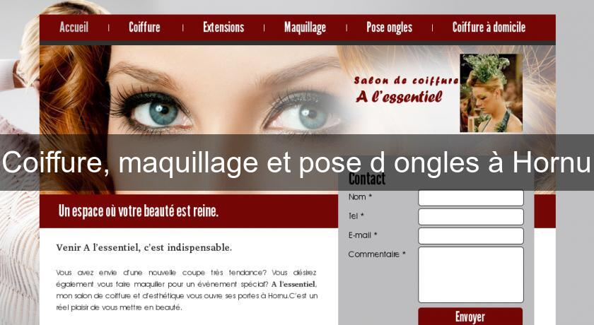 Coiffure, maquillage et pose d'ongles à Hornu Coiffure, maquillage et pose d'ongles à Hornu