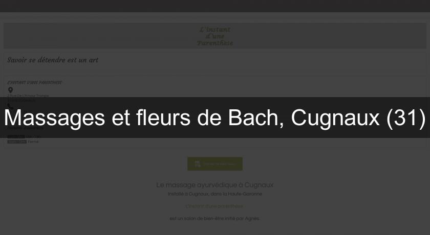 Massages et fleurs de Bach, Cugnaux (31) Massages et fleurs de Bach, Cugnaux (31)