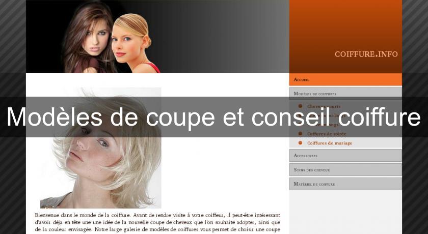 Modèles de coupe et conseil coiffure Modèles de coupe et conseil coiffure