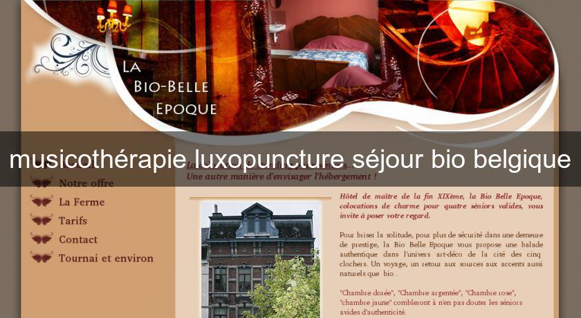 musicothérapie luxopuncture séjour bio belgique musicothérapie luxopuncture séjour bio belgique