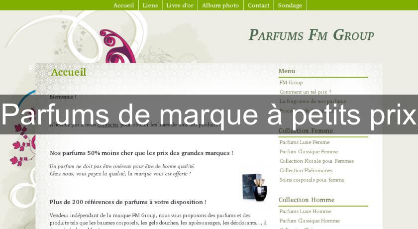 Parfums de marque à petits prix Parfums de marque à petits prix