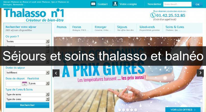 Séjours et soins thalasso et balnéo Séjours et soins thalasso et balnéo
