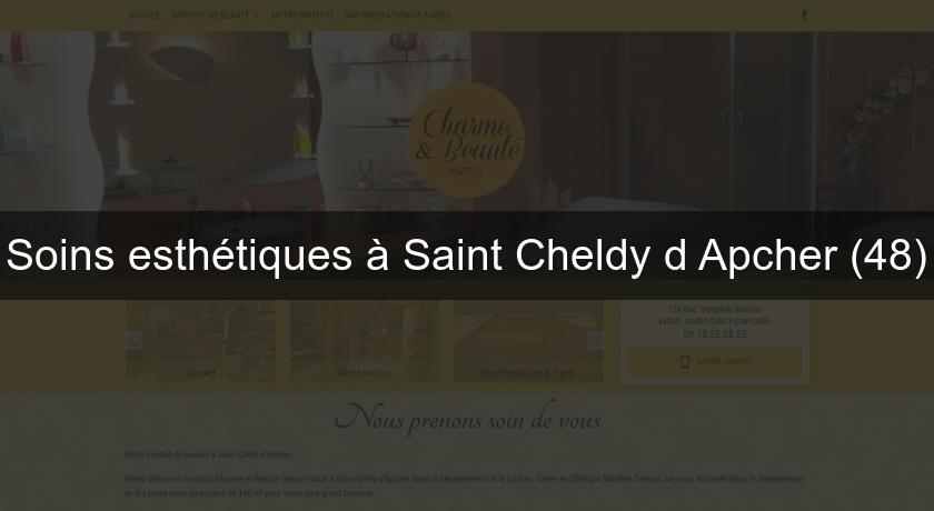 Soins esthétiques à Saint Cheldy d'Apcher (48) Soins esthétiques à Saint Cheldy d'Apcher (48)