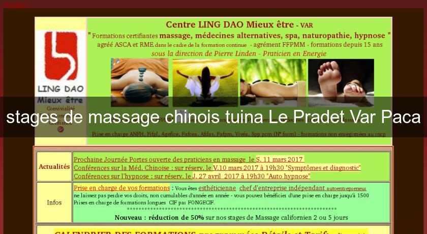 stages de massage chinois tuina Le Pradet Var Paca stages de massage chinois tuina Le Pradet Var Paca