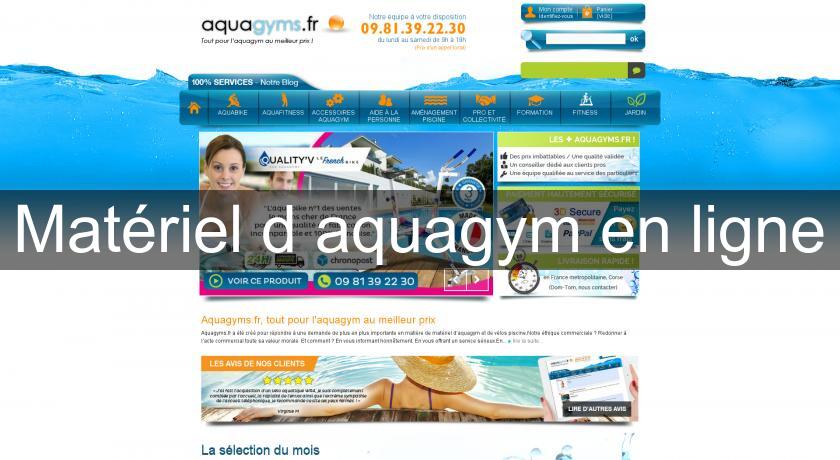 Matériel d'aquagym en ligne Matériel d'aquagym en ligne